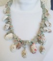 Agate & Limpet Shell Statement Necklace