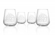 Rolf Compass Star 15.75 oz Stemless Wine Tumbler Glass