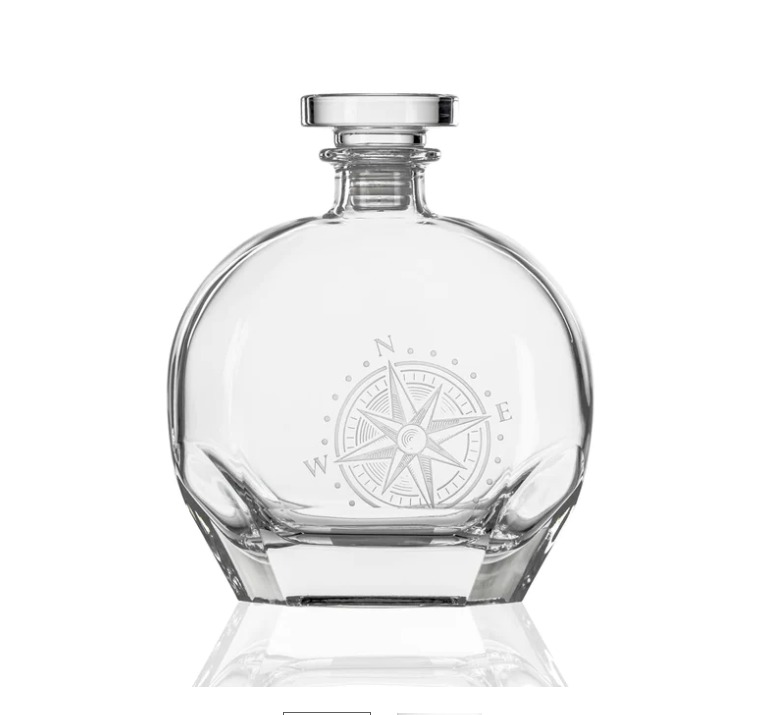 Rolf Compass Star 23 oz Whiskey Decanter