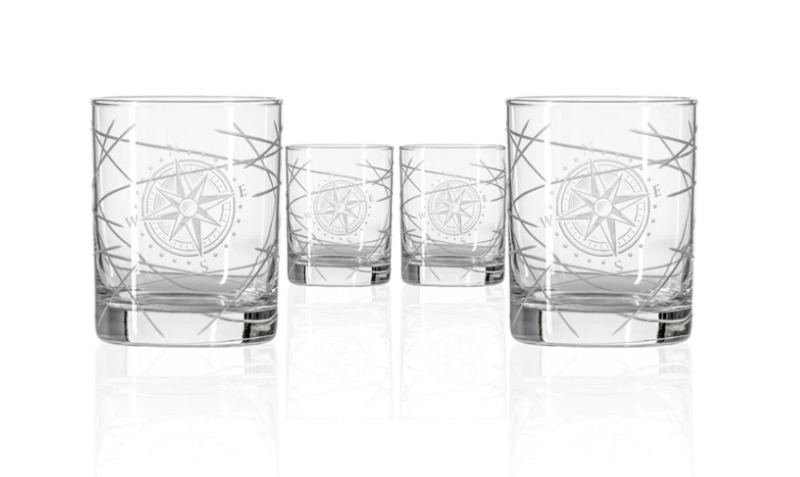 Rolf compass Star Longitude 13 oz Double Old Fashioned Whiskey Glass