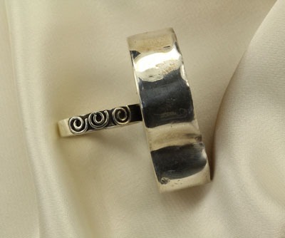 Amy Kahn Russell Prehistoric Ammonite Fossil Ring