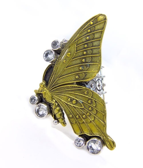 Mars & Valentine Long Butterfly Profile Ring