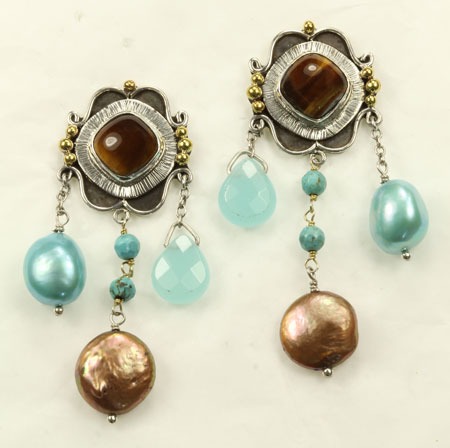 Echo of the Dreamer Heaven & Earth Post Dangle Earrings