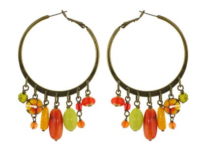 Nature Bijoux Lemoncito Large Hoops