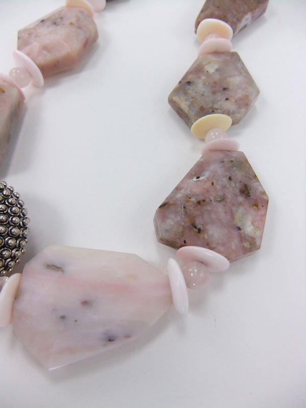 Amy Kahn Russell Pink Opal Necklace--MATCHING EARRINGS AVAILABLE