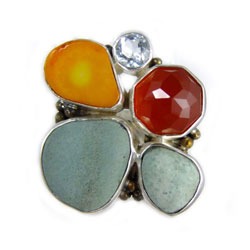 Echo of the Dreamer River Rock Cluster Ring