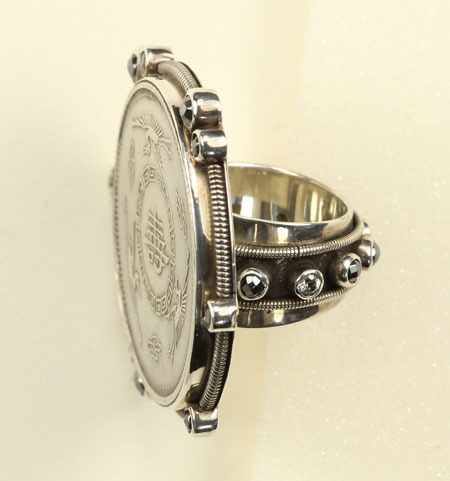 Echo of the Dreamer Vintage Asian Coin Ring