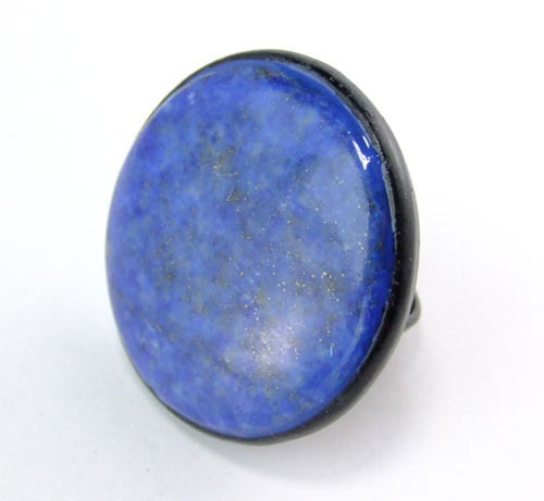 Adjustable Lapis Ring