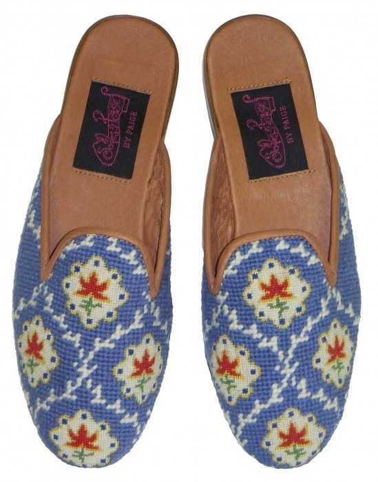 Piere Deux Needlepoint Mule