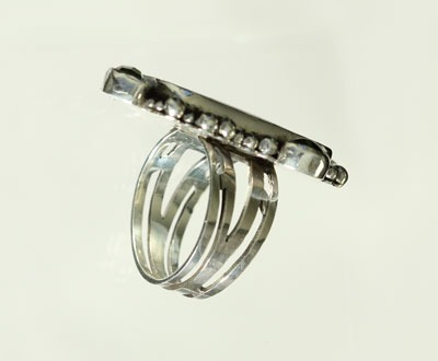 Ammolite Statement Ring