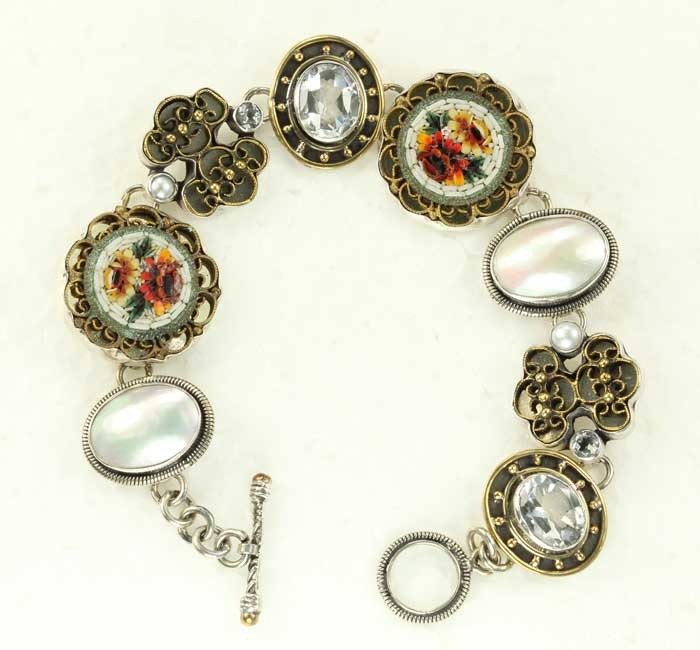 Antique Micro-Mosaic Bracelet