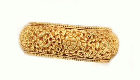 Amy Kahn Russell Gold Over Copper Statement Cuff 