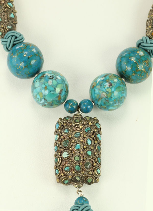 Amy Kahn Russell Turquoise Statement Collar