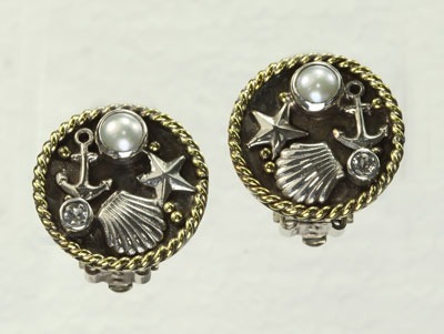 Mars & Valentine Castaway Clip Earings