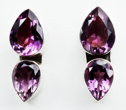 Amy Kahn Russell Amethyst Post Earrings