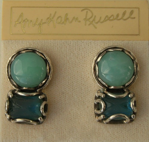 Amy Kahn Russell Chrysoprase Post Earrings