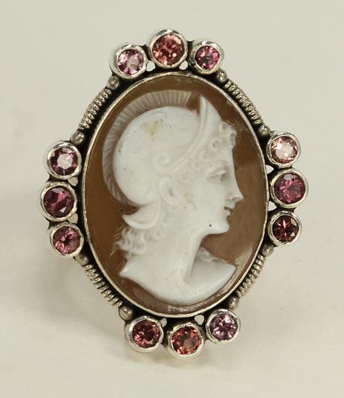 Antique Athena Cameo Ring