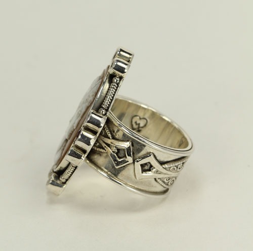Antique Athena Cameo Ring