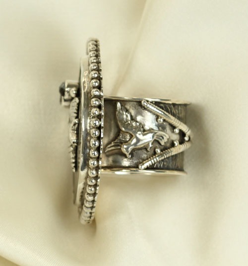 Bird in Flight Statement Ring