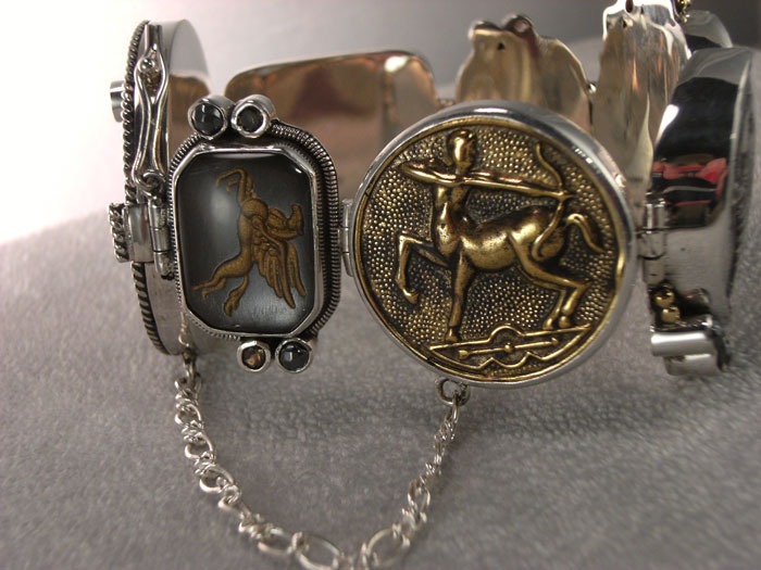 Mars & Valentine Greek Equestrian "Cuff" Bracelet