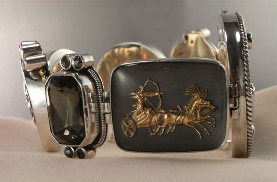 Mars & Valentine Greek Equestrian "Cuff" Bracelet