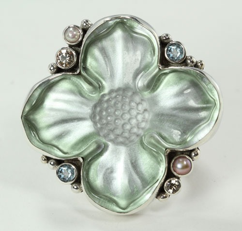 Language of Flowers Pansy Ring