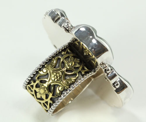 Language of Flowers Pansy Ring