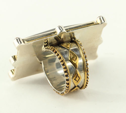 Tiger Eye Large Statement Ring