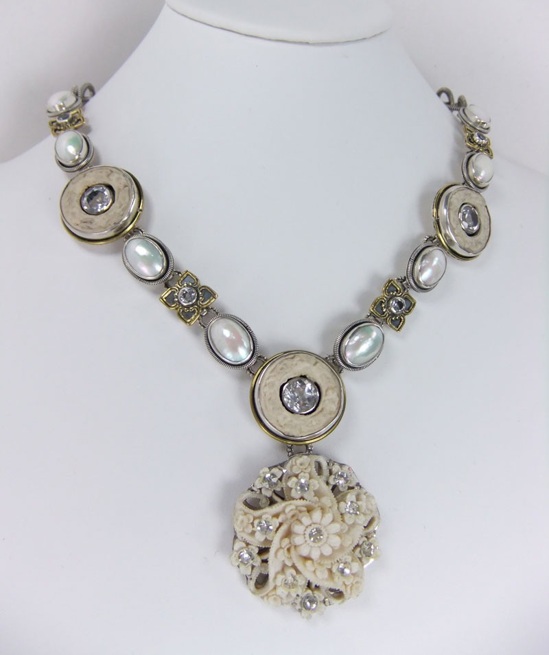 Vintage French Ivory Collar