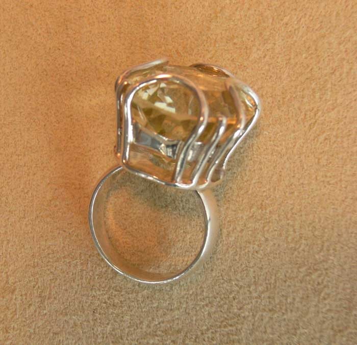 Amy Kahn Russell Lemon Meringue Statement Ring--ONE OF A KIND