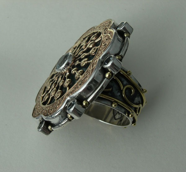 Mars & Valentine Luna Ring---DROP-DEAD STATEMENT RING--ORIGINALLY $282.00