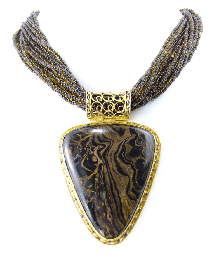 Barbara Garwood Stromatatyte Pendant Necklace--regular price $295.00