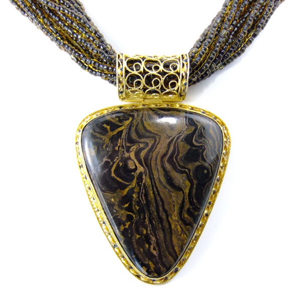 Barbara Garwood Stromatatyte Pendant Necklace--regular price $295.00