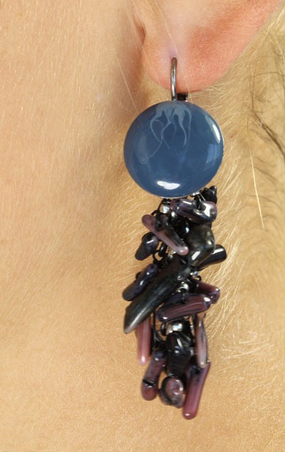 Nature Bijoux Galuchat Lever Back Dangles