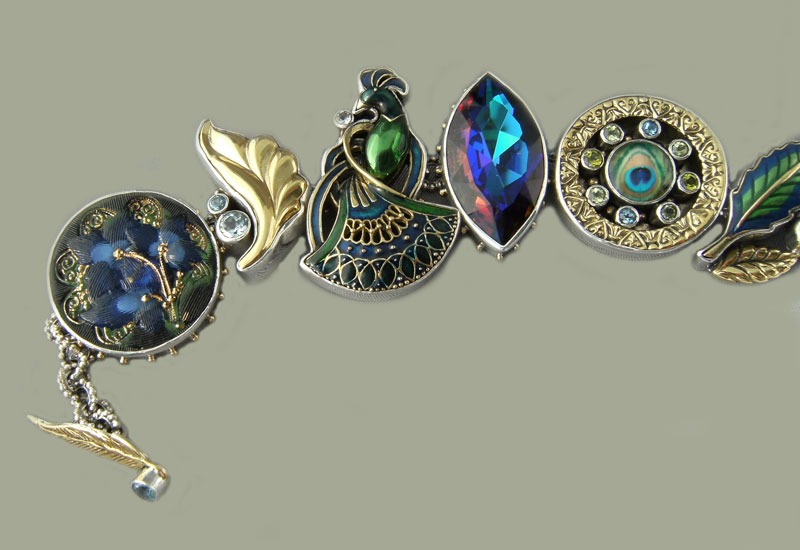 Majestic Peacock Bracelet