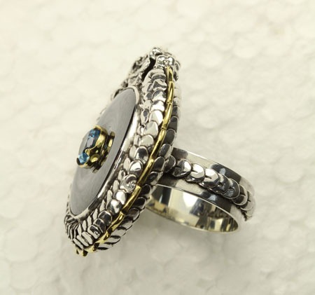 Hematite Dragon Ring