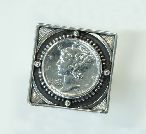 Vintage Dime Victory Ring