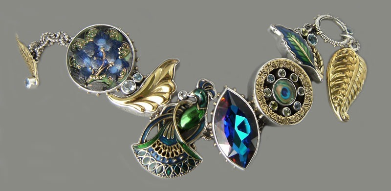 Majestic Peacock Bracelet