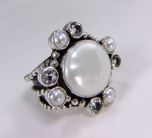 Carlotta Pearl Ring  