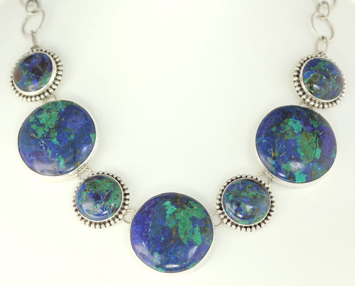 Echo of the Dreamer Azurite Malachite Collar