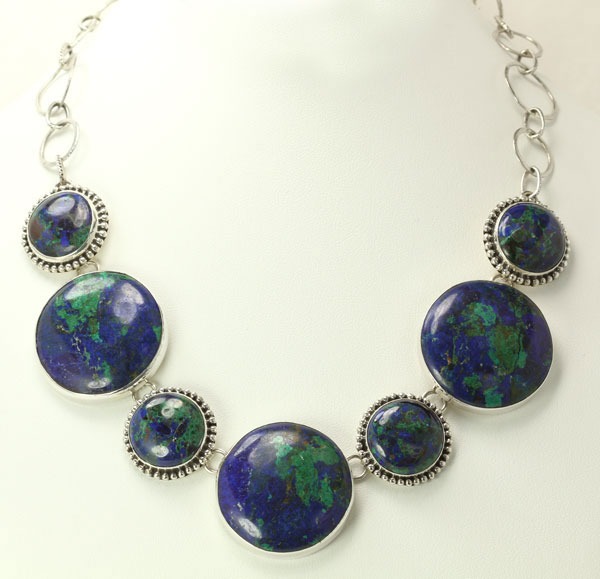 Echo of the Dreamer Azurite Malachite Collar