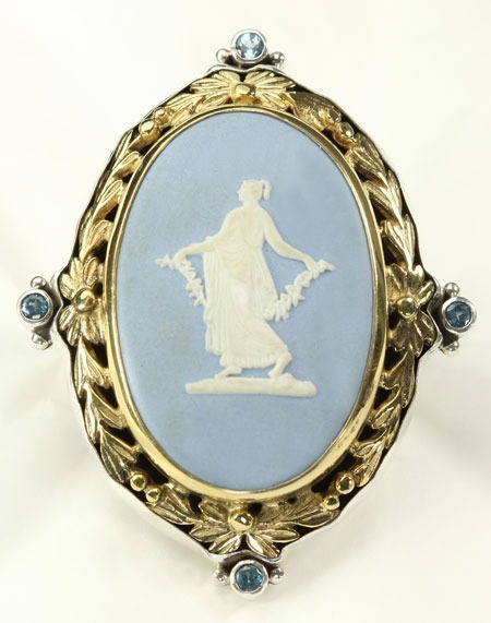 Mars & Valentine Antique Wedgwood Cameo RingNew Product7