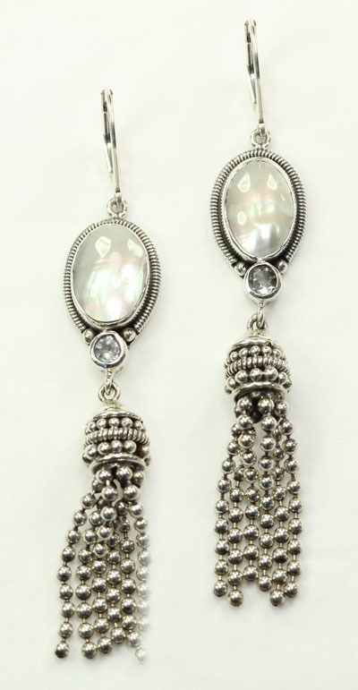Mars & Valentine Lever Back Tassel Earrings