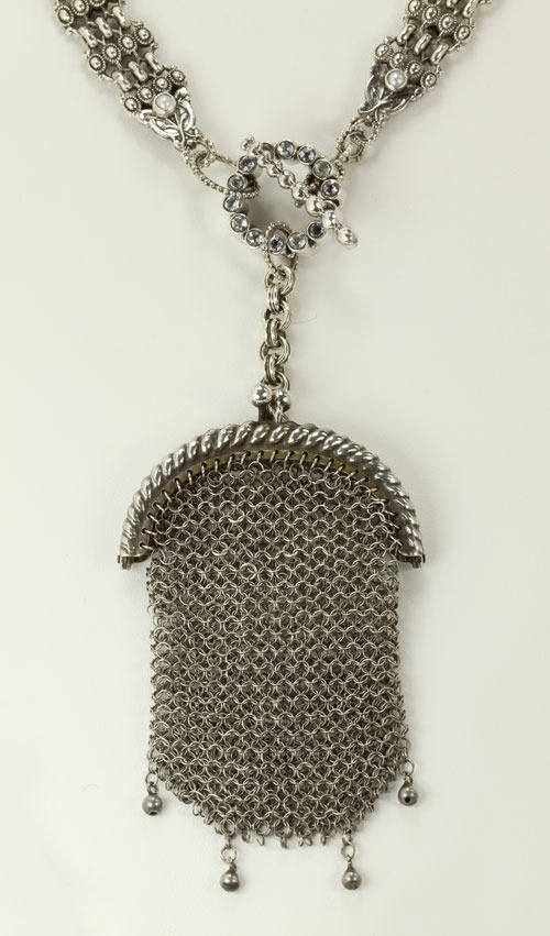 MARS & VALENTINE Antique Victorian Purse Statement Collar