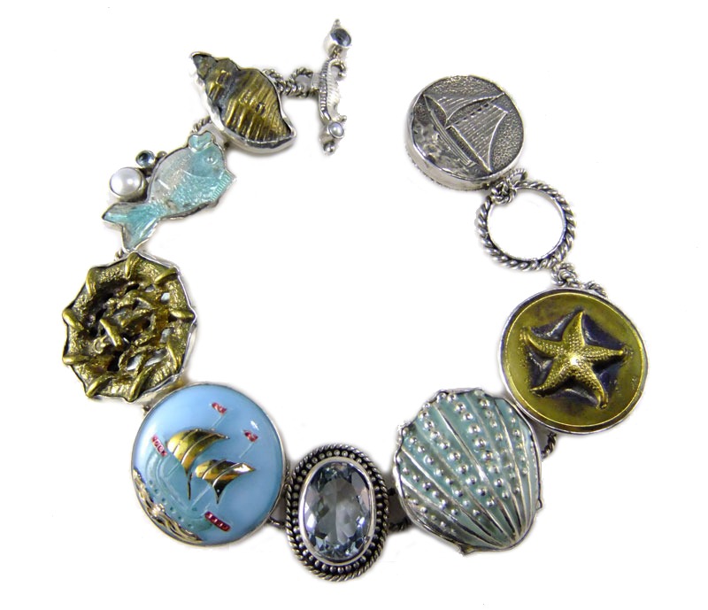 Mars & Valentine Blue Treasure Bracelet