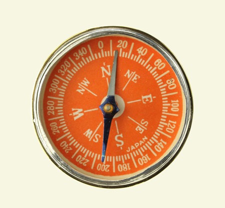 Mars & Valentine Large Vintage Compass Ring