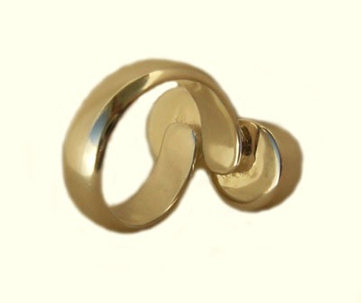 White Pearl & Black Onyx Ring--Adjustable--Fits sizes 5-11