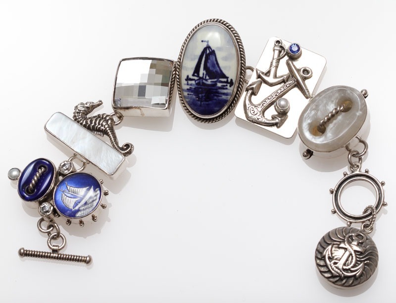 Mars & Valentine Vintage Ship Cameo Ring--MATCHING BRACELET, NECKLACE, EARRINGS