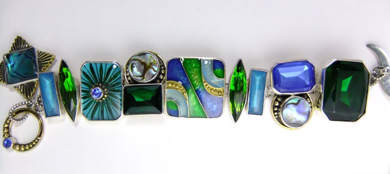 Peacock Bracelet by Mars & Valentine
