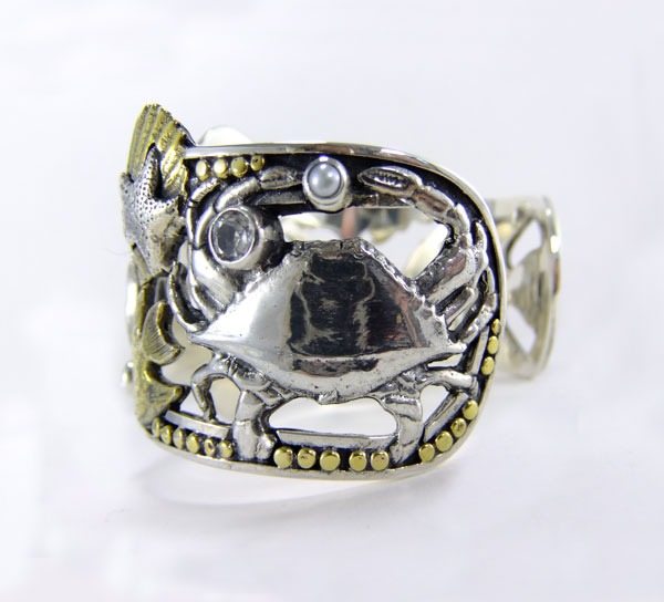 Sterling Silver Octopus Cuff